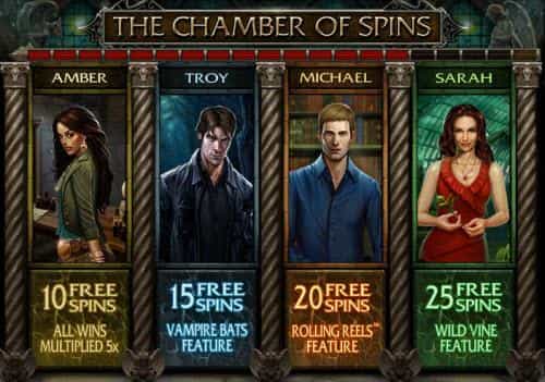 Immortal Romance Chamber of Spins