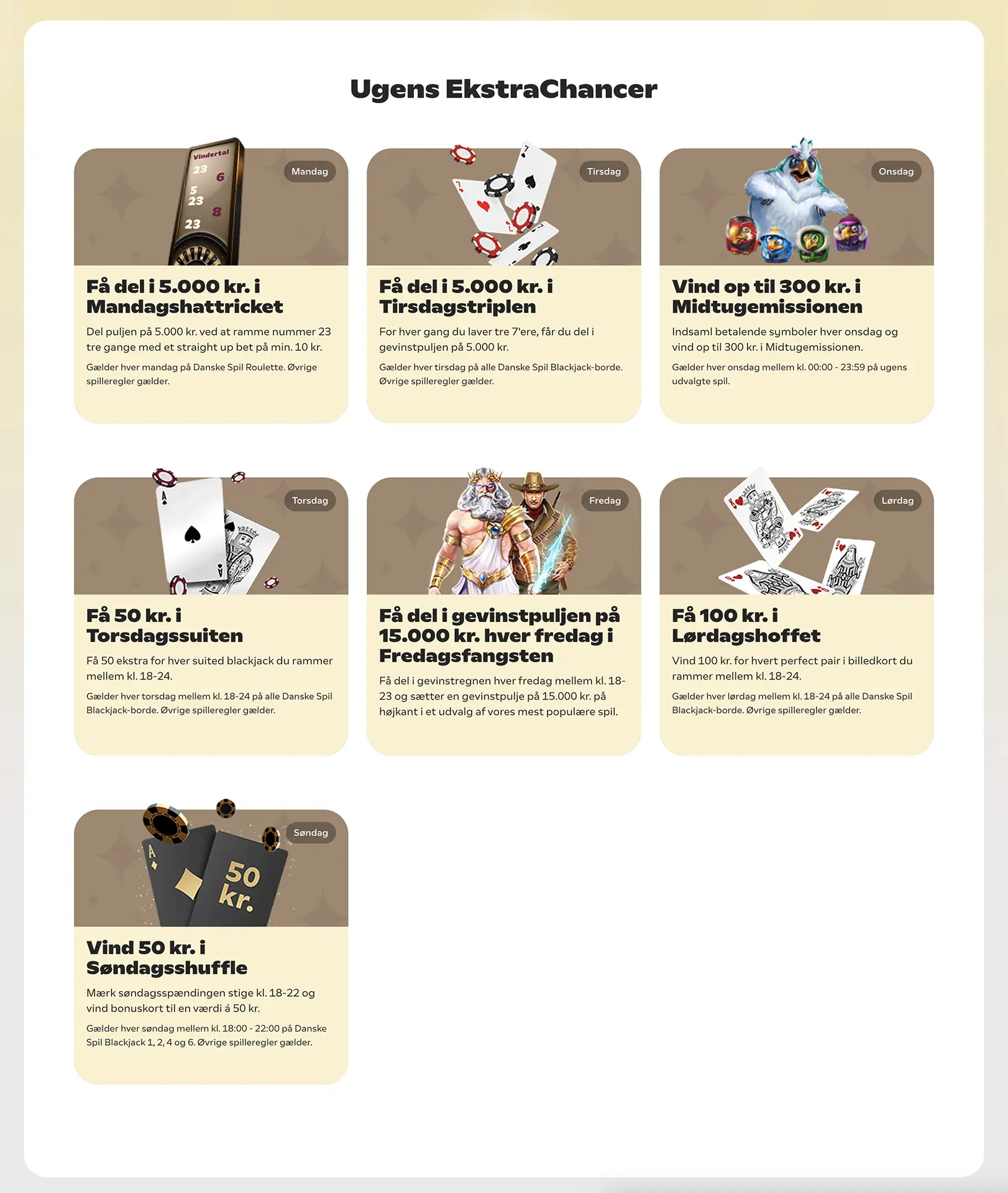 Danske Spil Casino ekstrachancer