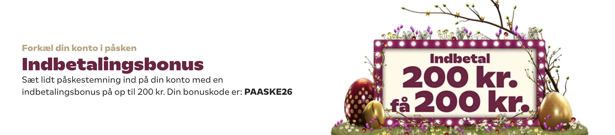 Danske Spil Casino påskebonus