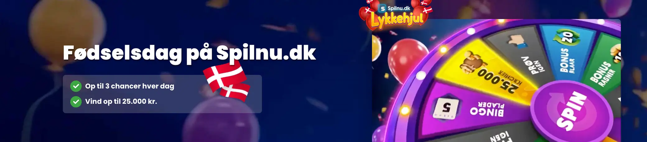 SpilNu fødselsdag lykkehjul