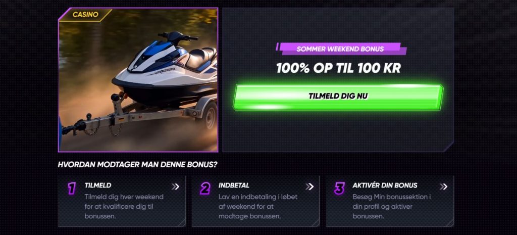 Sommer casino bonus hos Quick Casino