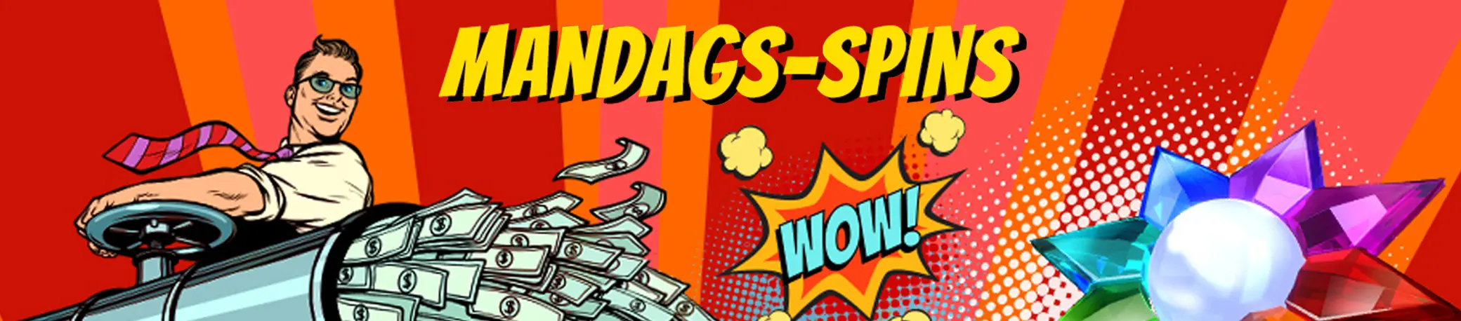 Kapow Casino: Få spins hver mandag