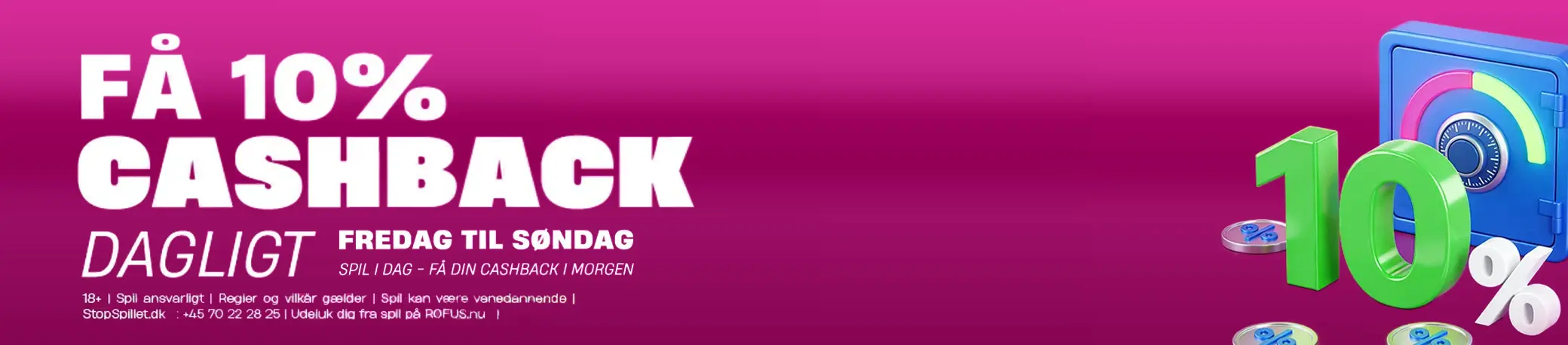 VBET Casino: Få 10% cashback hver dag i weekenden