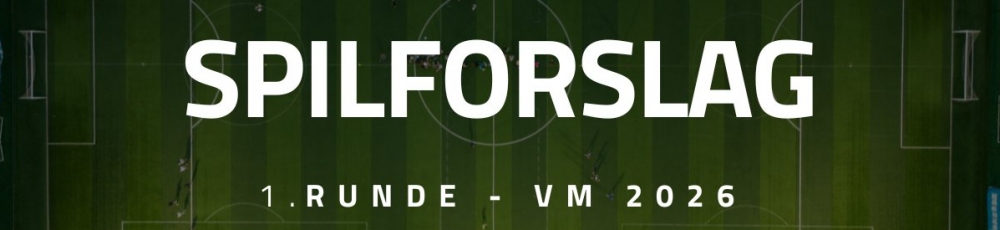5 spilforslag til 1. runde ved VM 2026
