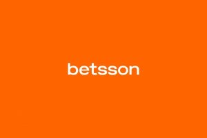 Betsson logo på orange baggrund
