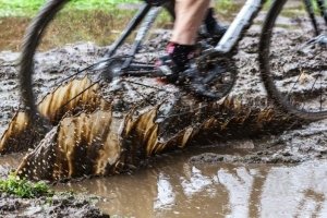 Bike through the mud