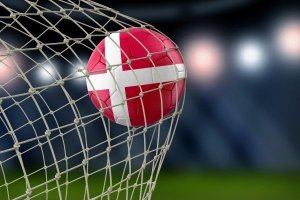 Danish Soccer Ball in Net