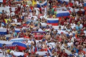 Russiske VM-fans