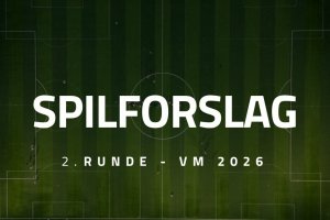 Spilforslag til 2. runde ved VM i fodbold