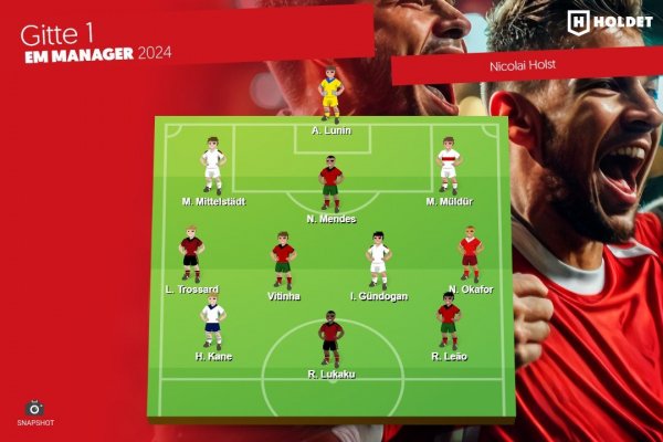 EM i Fodbold 2024:  Sådan sætter du dit managerhold