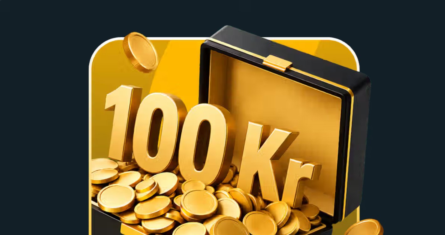 100 kr. velkomstbonus