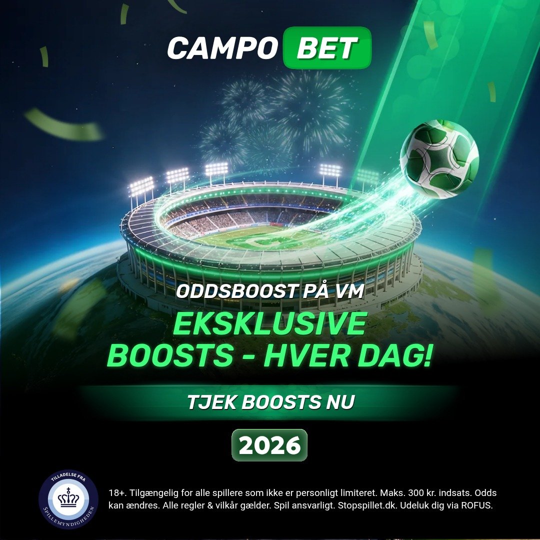 Boostede vm odds hos Campobet