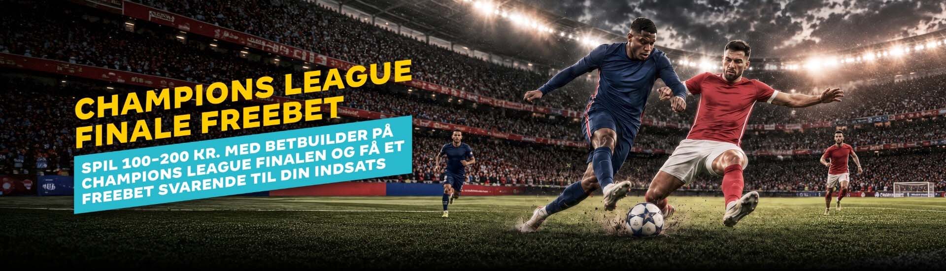 Champons League finale freebet