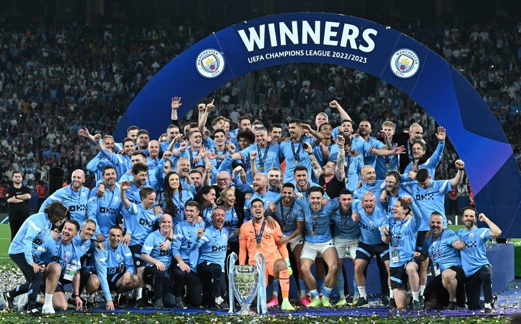 Manchester City vandt Champions League i sidste sæson