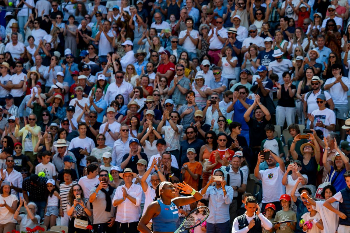 Coco Gauff ved French Open