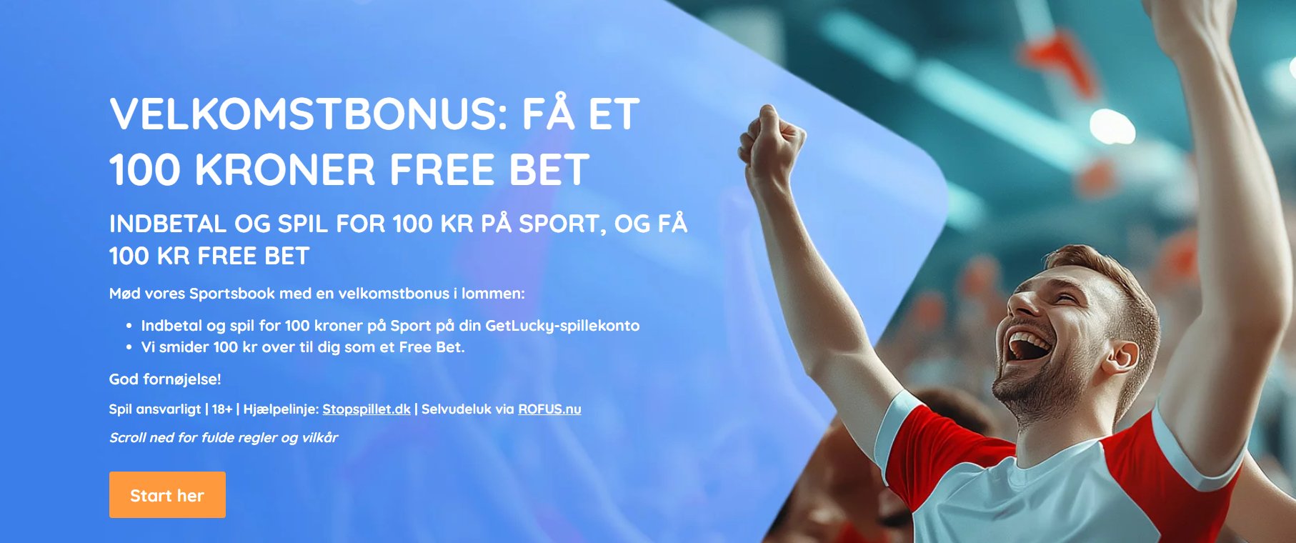 GetLuckys velkomstbonus