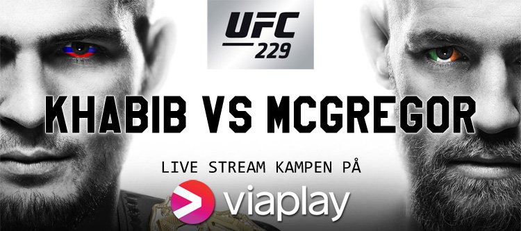 Live Stream Khabib McGregor på Viaplay