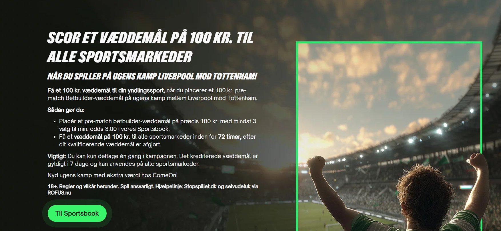Kampagne til Liverpool vs Tottenham