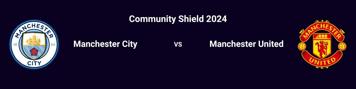 Community Shield 2024: Manchester City vs Manchester United