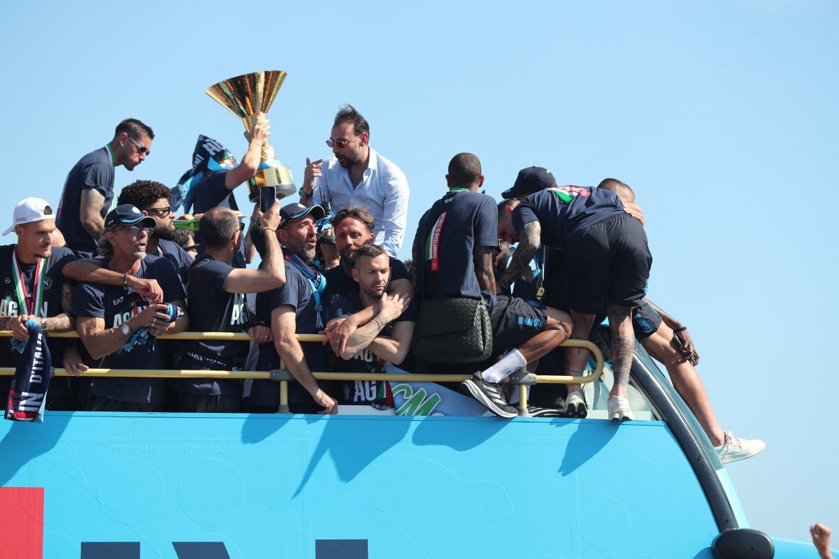 Napoli fejrer mesterskabet