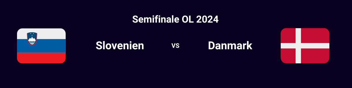 Slovenien vs Danmark - Semifinale OL håndbold 2024