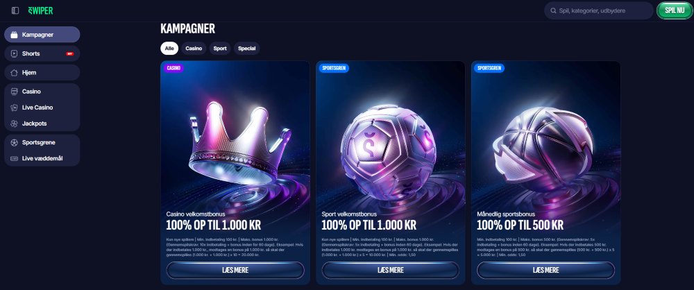 Kampagner hos Swiper