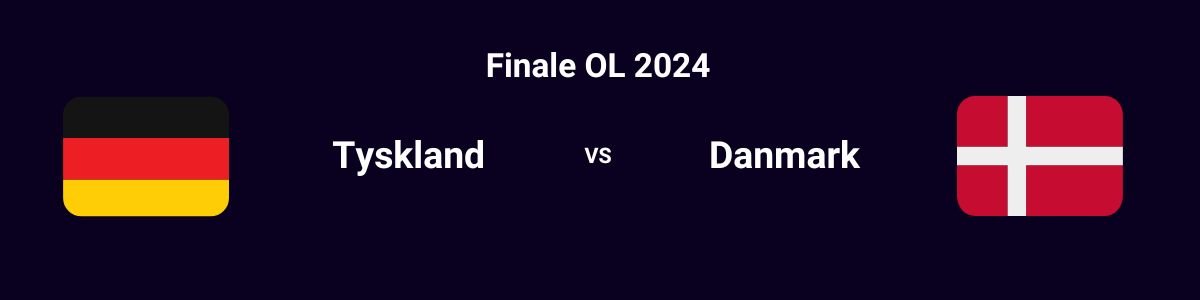 Tyskland vs Danmark - OL-finale 2024