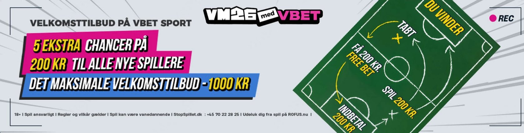 Vbets velkomstbonus